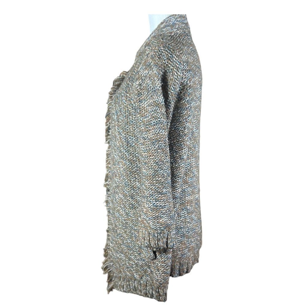 Anthropologie Sparrow Multi Color Open Front Line… - image 4